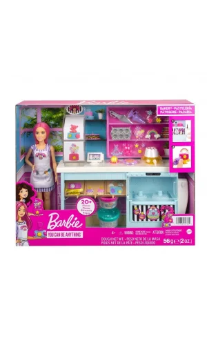 Nessiworld HGB73 Barbie Pasta Dükkanı Oyun Seti