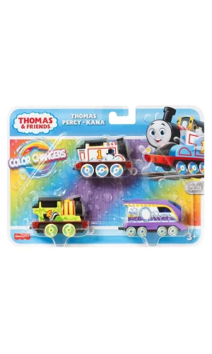 Nessiworld  HNP82 Thomas ve Arkadaşları - Renk Değiştiren Küçük Trenler 3lü Paket