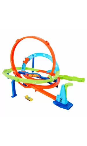 Nessiworld  Hot Wheels Bumerang Çemberli Yarış Pisti HTK16