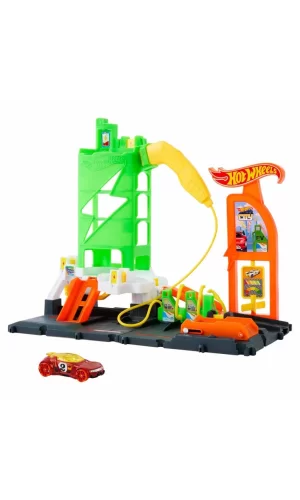 Nessiworld  Hot Wheels Elektrikli Araç Şarj İstasyonu Oyun Seti HTN79