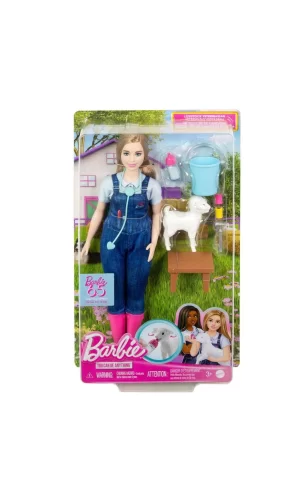 Nessiworld  HRG42 Barbie 65. Yıl Deluxe Kariyer Bebekleri - Veteriner