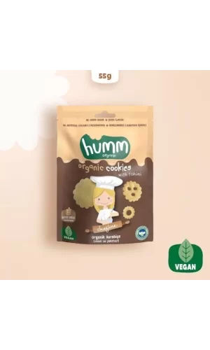 Nessiworld  Humm Organik Tahinli ve Pekmezli Vegan Kurabiye 55 Gr