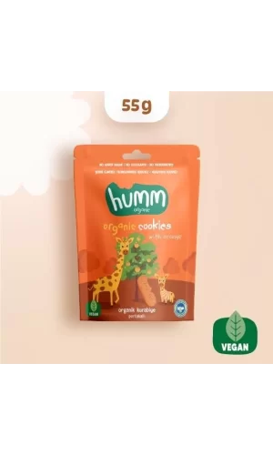 Nessiworld  Humm Organik Vegan Portakallı Kurabiye 55 Gr