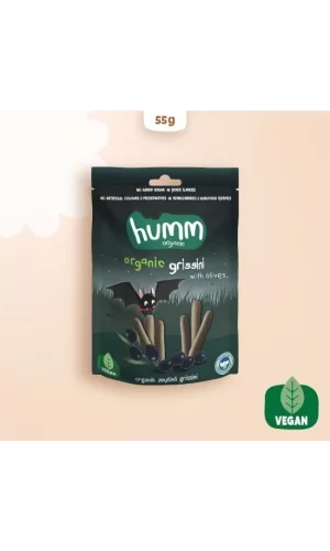 Nessiworld  Humm Organik Vegan Zeytinli Grissini 55 Gr