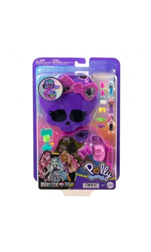 Nessiworld  HVV58 Polly Pocket - Monster High Temalı Kompakt Oyun Seti