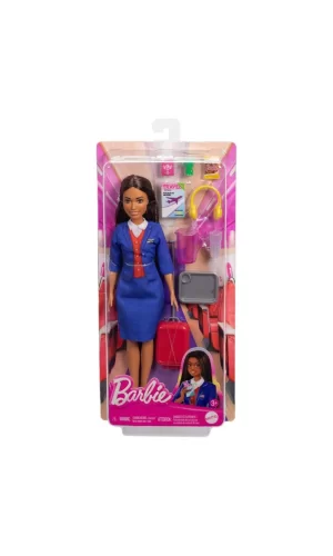 Nessiworld  HYT60 Barbie Hostes Bebek ve Aksesuarları