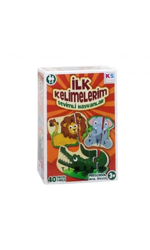 Nessiworld  ILK805 İlk Kelimelerim -KS Puzzle