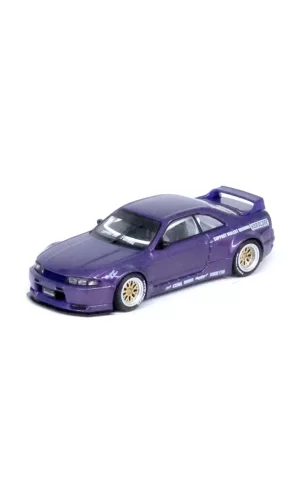 Nessiworld Inno 1/64 Nissan Skyline GT-R (R33) PANDEM ROCKET BUNNY Purple