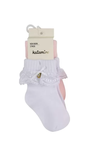 Nessiworld  Katamino Amy 2li Aks. Bebek Soket K44024 Asorti