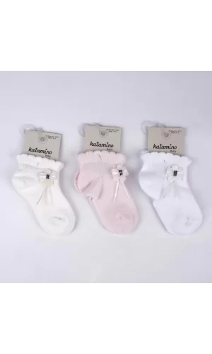 Nessiworld  Katamino Argolis Aks. Kız Bebek Soket Çorap K46344 Asorti