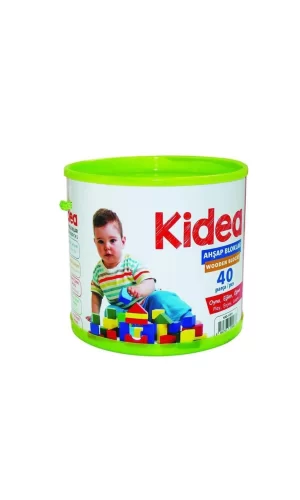 Nessiworld  KID-1001 Chiva, Ahşap Bloklar 40 Parça