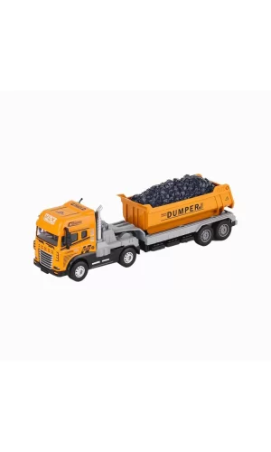 Nessiworld  KLX800-246 Işıklı Müzikli Dorseli Tır 1:24 -Vardem Oyuncak