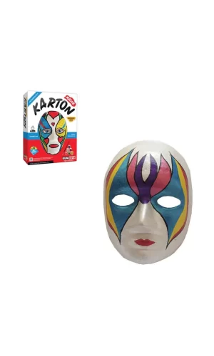 Nessiworld  KM5308 Karton Maske Boyama Seti -Kumtoys