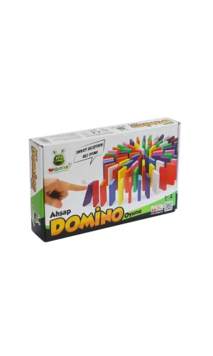 Nessiworld  KR116 Ahşap Domino Oyunu -Karsan Oyuncak