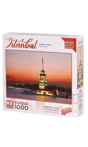 Nessiworld  KS Games Kız Kulesi ve Gün Batımı Puzzle 1000 Parça 20729