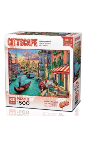 Nessiworld  KS Games Sights of Venice Puzzle 1500 Parça 22029