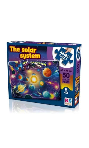 Nessiworld  KS Games Solar Sistem Gezegen 50 Parça Puzzle