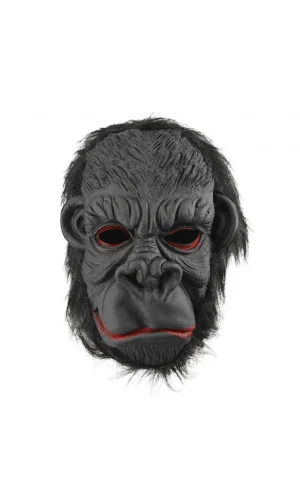 Nessiworld    Lateks Goril Maskesi Maymun Maskesi Et Maskesi Orangutan Siyah Saçlı 3 No