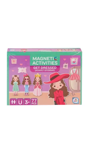 Nessiworld  LC7982 Manyetik Aktivite Kız Kıyafet Giydirme -Laçokids