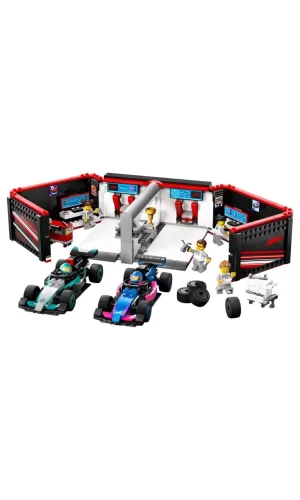 Nessiworld  LEGO City F1 Garajı ve Mercedes-AMG ve Alpine Arabaları 60444