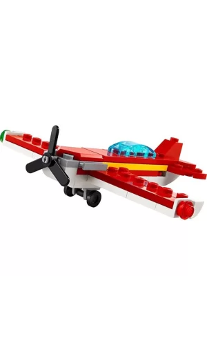 Nessiworld LEGO Creator 3 in 1 İkonik Kırmızı Uçak