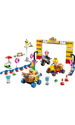 Nessiworld LEGO Super Mario: Mario Kart Baby Peach ve Grand Prix Seti Yarış Oyuncağı 72036