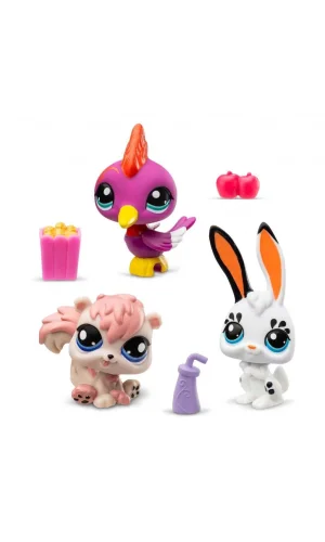 Nessiworld  Littlest Pet Shop Minişler 3’lü Figür Seti S2