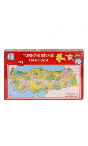 Nessiworld  LSH002 Siyasi Harita Puzzle -Laçokids
