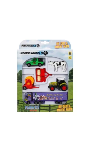 Nessiworld  Maxx Wheels Araçlı Çiftlik Seti