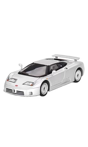 Nessiworld  Mini Gt 1:64 Bugatti EB110 GT Grigio Chiaro