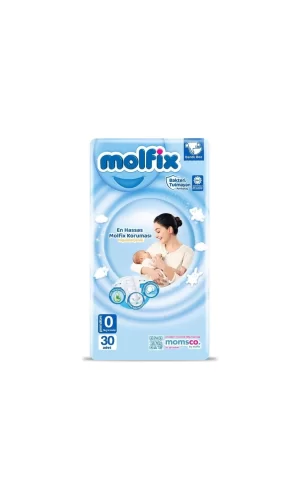 Nessiworld  Molfix Premature Bebek Bezi 0 Beden 0-3 Kg 30 Adet