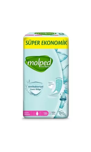 Nessiworld  Molped Extra Hijyen Uzun Ped Süper Eko 18 Adet