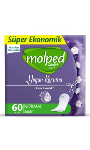 Nessiworld  Molped Günlük Ped Yoğun Koruma Süper Eko 60 Adet