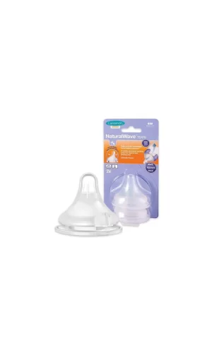Nessiworld    Natural Wave Biberon Emziği Yavaş Akış 2Li