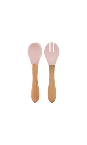 Nessiworld OiOi Mama Kaşığı ve Çatal Seti Pinky Pink