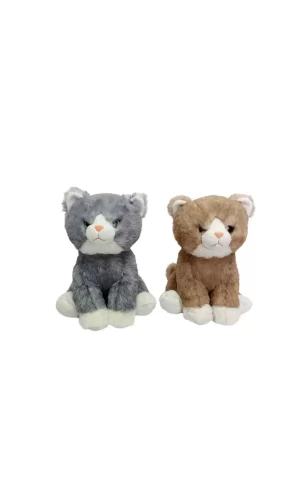 Nessiworld PB31545-23 Peluş Oturan Kedi 23 cm