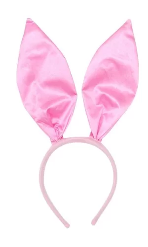 Nessiworld    Pembe Renk Saten Kaplama Şekil Verilebilir Tavşan Kulak Taç 35x11 cm