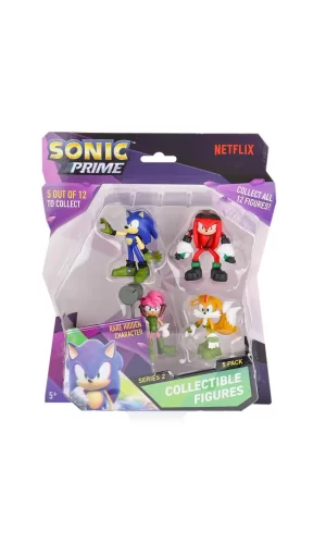 Nessiworld  PMI SON2240 Sonic 5li Figür Blister Asorti 1 özel sürpriz figür