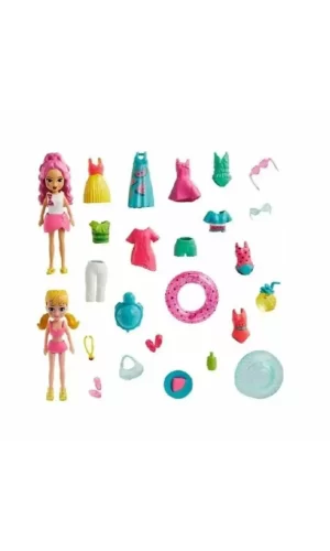 Nessiworld  Polly Pocket ve Arkadaşları Farklı Moda Aksesuarları Oyun Setleri