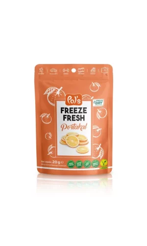 Nessiworld  Pol’s Freeze Fresh Dondurularak Kurutulmuş Portakal 20g