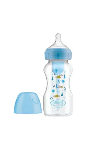 Nessiworld    PP Geniş Ağız Options Biberon 270 ml Mavi