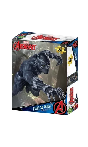 Nessiworld  Prime 3D - Wakanda Forever 200 Parça Puzzle 33062