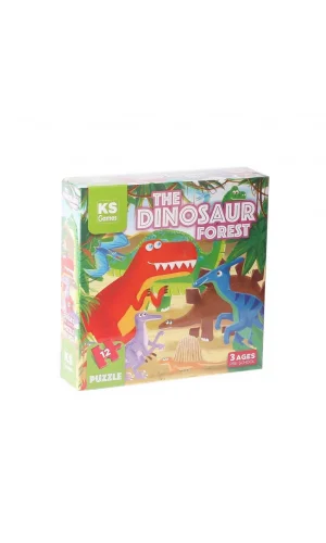 Nessiworld  PRS 32703 The Dinosaur Forest Pre School Puzzle 12 Parça