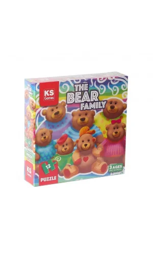 Nessiworld  PRS 32705 The Bear Family Pre School Puzzle -KSPuzzle