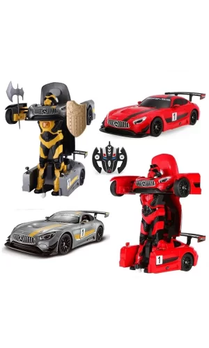 Nessiworld  Rastar Robota Dönüşen Kumandalı Mersedes AMG GT3