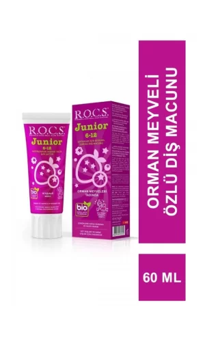 Nessiworld R.O.C.S.Junior Diş Macunu 6-12 Yaş 60 ml Orman Meyveleri
