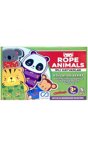 Nessiworld  Rope Animals İpli Hayvanlar Kutu Oyunu