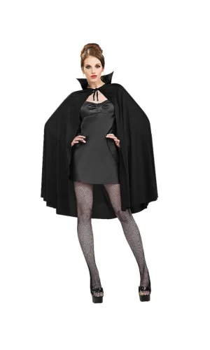 Nessiworld  Siyah Renk Yakalı Halloween Pelerini 90 cm