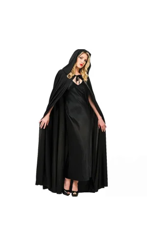 Nessiworld  Sİyah Yakalı Pelerin - Vampir Pelerin - Dracula Pelerin 90 cm