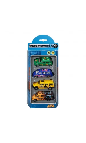 Nessiworld  Street Machine 4lü Mini Araçlar